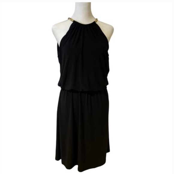 MSK Solid black necklace dress, size XL - Picture 1 of 6